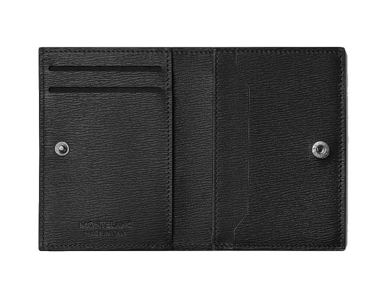 BLACK BUSINESS CARD HOLDER WITH BANKNOTE COMPARTMENT MEISTERSTUCK 4810 MONTBLANC 129251